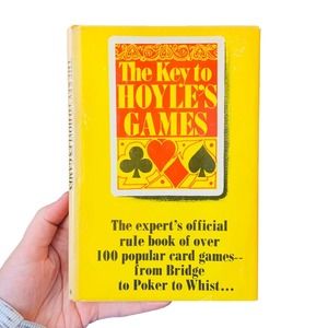 The Key to Hoyle's Games 1968 Vintage Hardcover Book Official Rules Dust Jacket